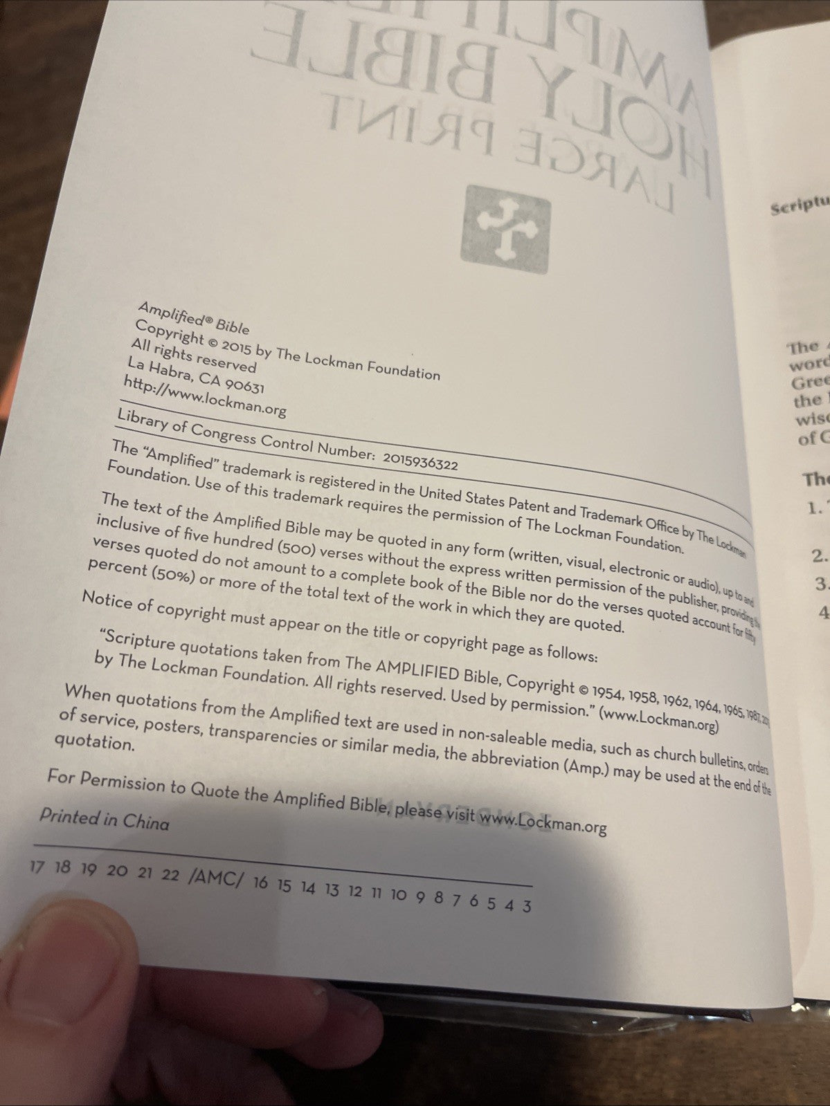 Amplified Holy Bible, Large Print : Captures the Full Meaning Behind the...