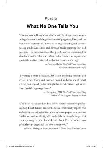 What No One Tells You A Guide to Your Emotions from Pregnancy to Motherhood