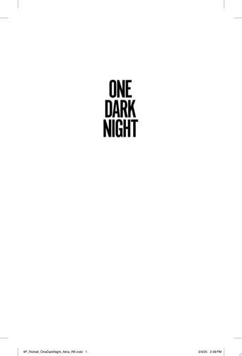 One Dark Night A Novel