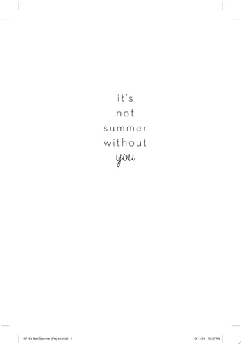 It's Not Summer Without You (Deluxe Edition)