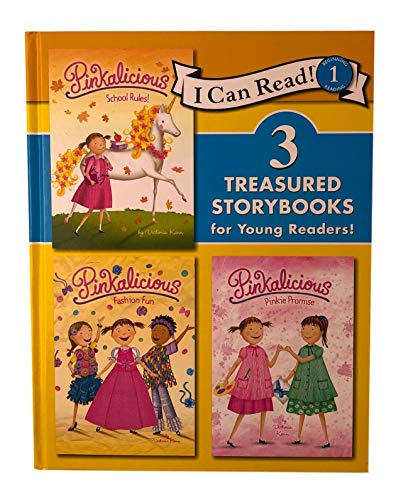 I Can Read Pinkalicious Large Hardback Book with 3 Stories Included