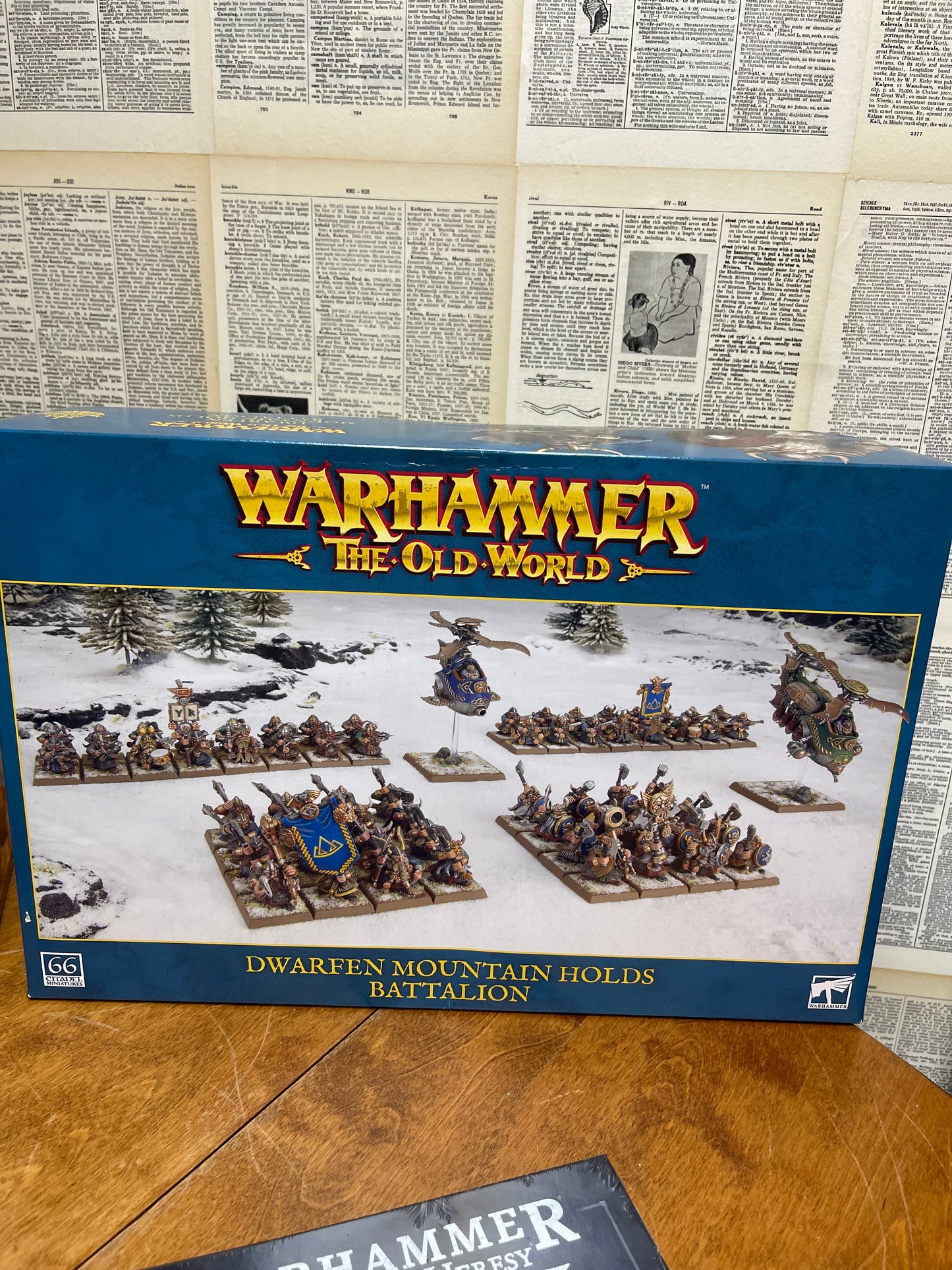 Old World: Battalion - Dwarfen Mountain Holds