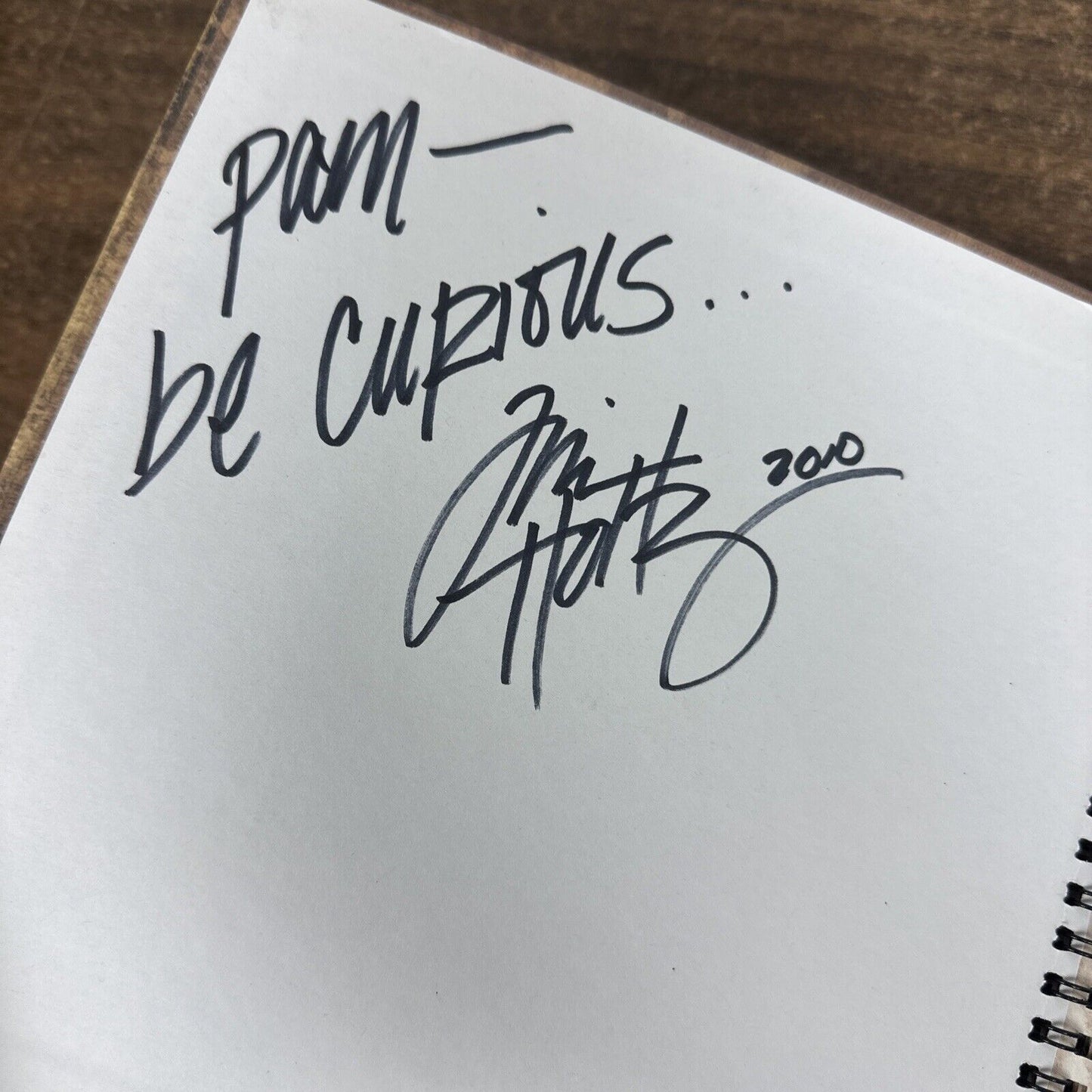 A Compendium of Curiosities by Tim Holtz *SIGNED/Inscribed To Pam* 76 Pages