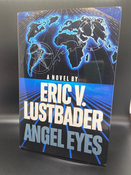 ANGEL EYES by Eric V. Lustbader - 1991 -Ist Edition **LIKE NEW** Sci Fi Thriller