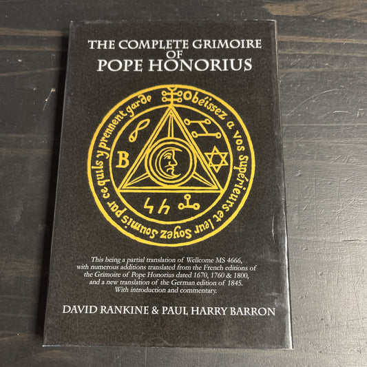 The Complete Grimoire Of Pope Honorius (hb) 1st Hardback by Rankine, David;ba...