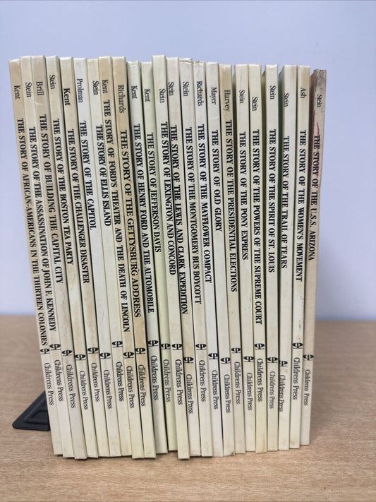 Lot of 23 Cornerstones Of Freedom American History  Homeschool No Duplicates 90s