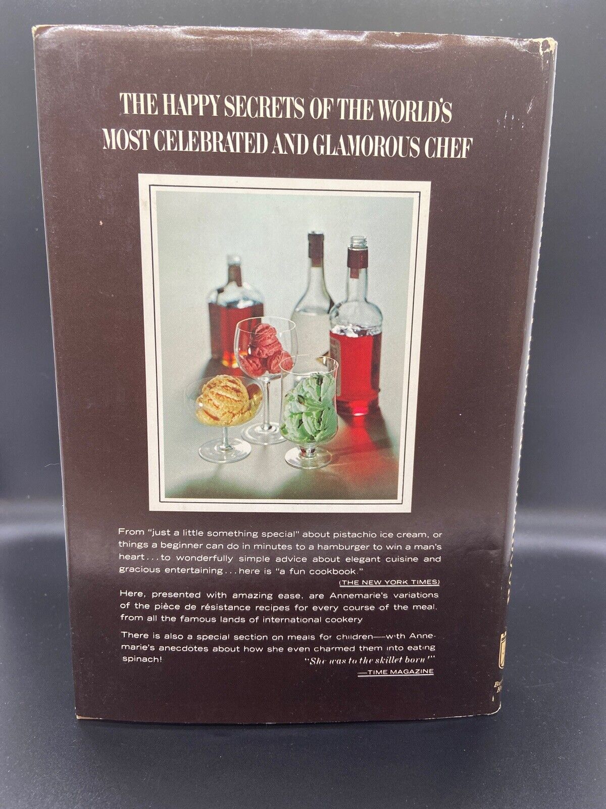 ANNEMARIE’S PERSONAL COOK BOOK Former Chef Of J Kennedy TRUE 1st Edition 1968