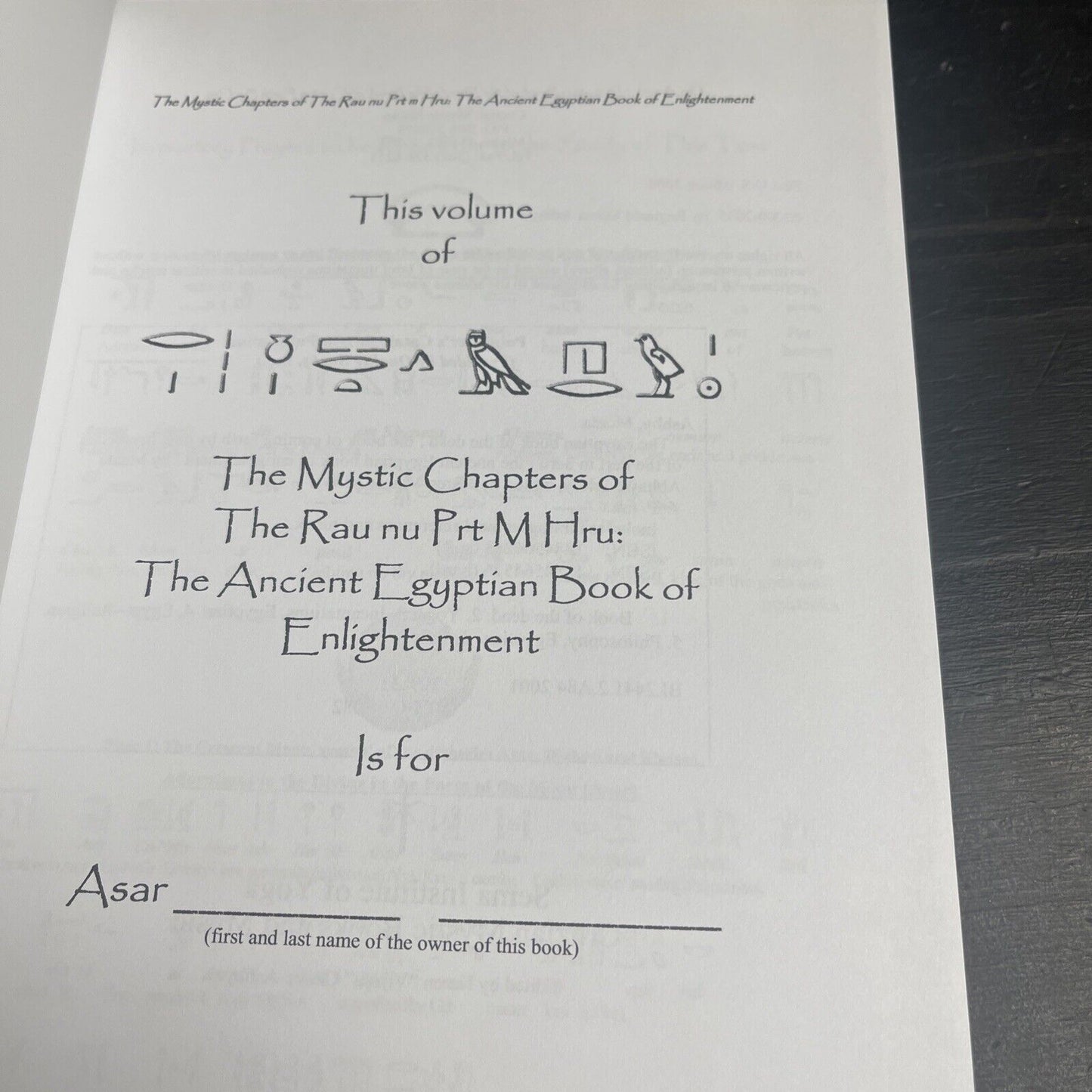 The Egyptian Book of the Dead : The Book of Coming Forth by Day - VERY GOOD