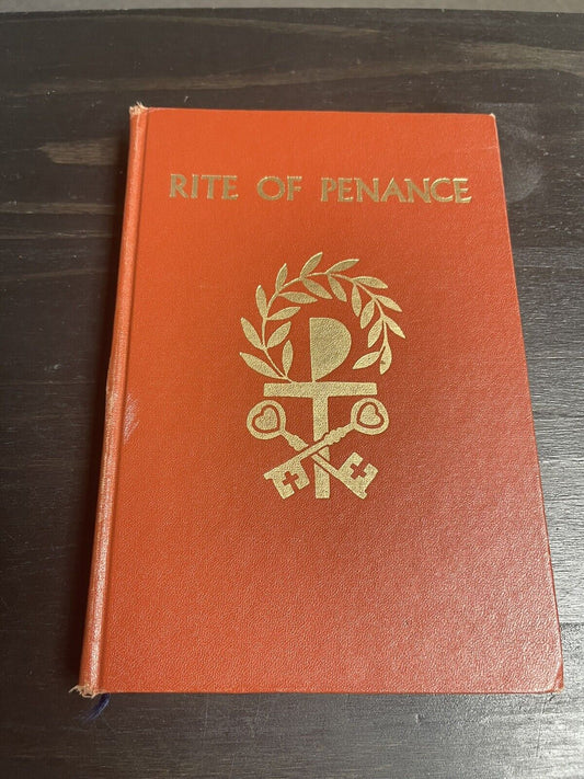 THE RITE OF PENANCE - 1975 - Catholic - Sacraments -