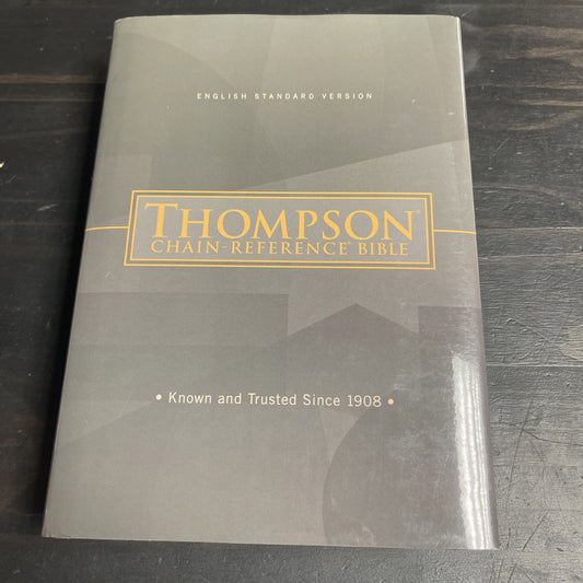ESV Thompson Chain-Reference Bible Hardcover Red Letter ©2021 New w/dust jacket