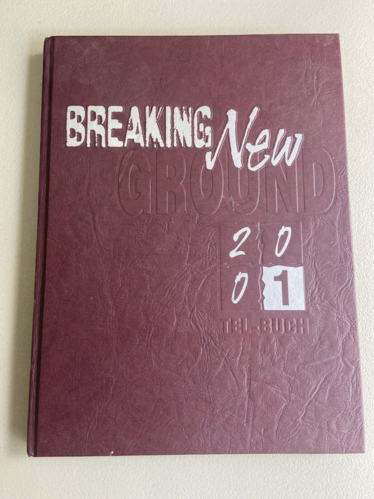 COLLEGE YEARBOOK CLASS OF 2001 THE UNIVERSITY OF AKRON OHIO TEL-BUCH