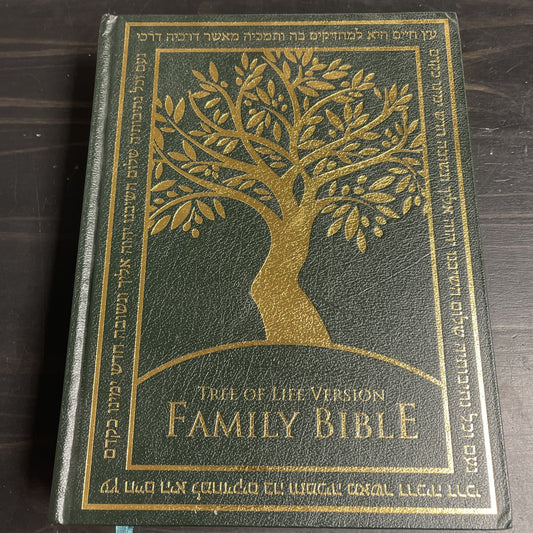 Tree Of Life Family Bible - Messianic Jewish Family Bible Society Hardcover 2016