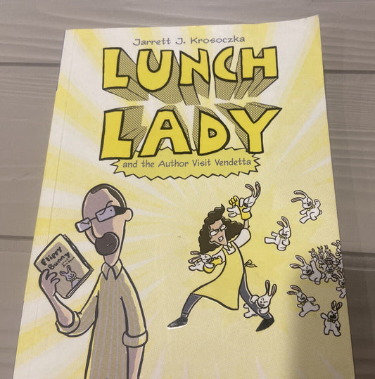 Lunch Lady and the Author Visit Vendetta *SIGNED* by Jarrett J. Krosoczka