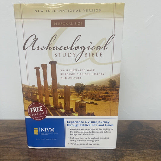 NIV Archaeological Study Bible, Biblical History & Culture, Hardcover, Zondervan