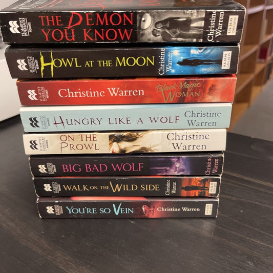 Lot of 8 Christine Warren The Others Series